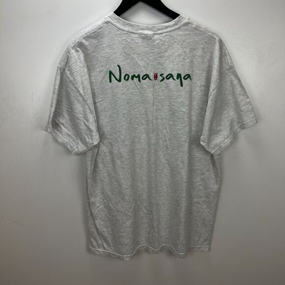 Vintage Out of Africa Kenya Nomadsaya Graphic Tee Large Gray Adult Unisex Fit - Picture 12 of 16